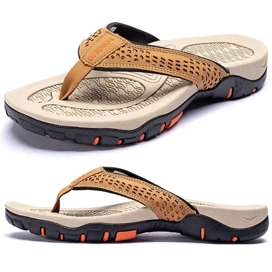 Men's Athletic Flip Flops With Arch Support