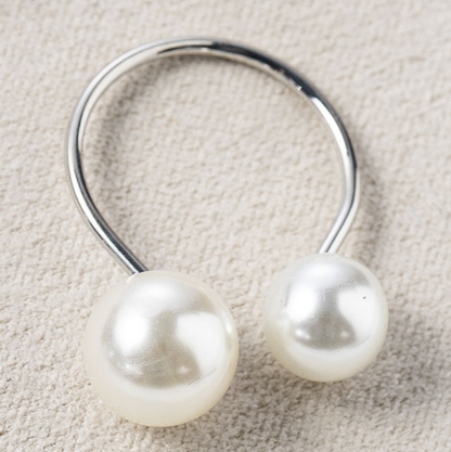 Double Pearl Ring for Women