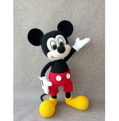 Digital Download - PDF. Crochet pattern Mickey Mouse. DIY amigurumi toy tutorial