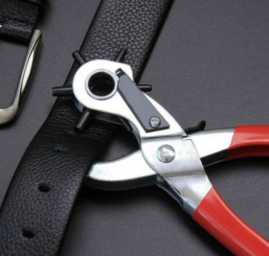 6 Diameter Revolving Leather Hole Punch Plier Tool