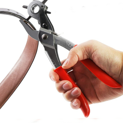 6 Diameter Revolving Leather Hole Punch Plier Tool