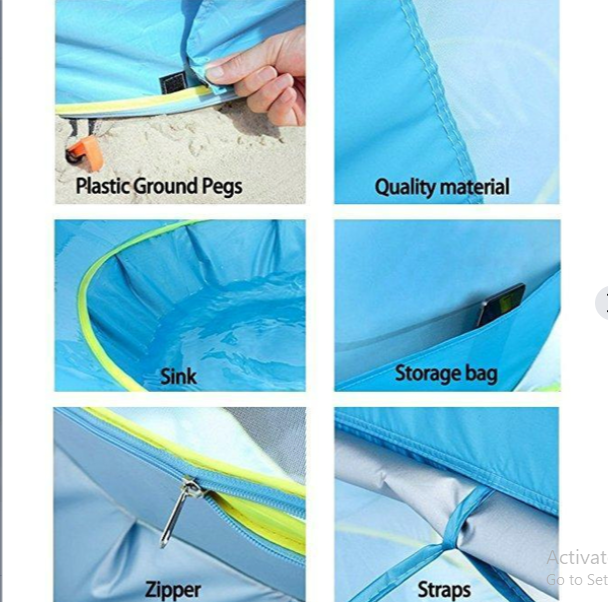 Baby Pop-Up Beach Tent