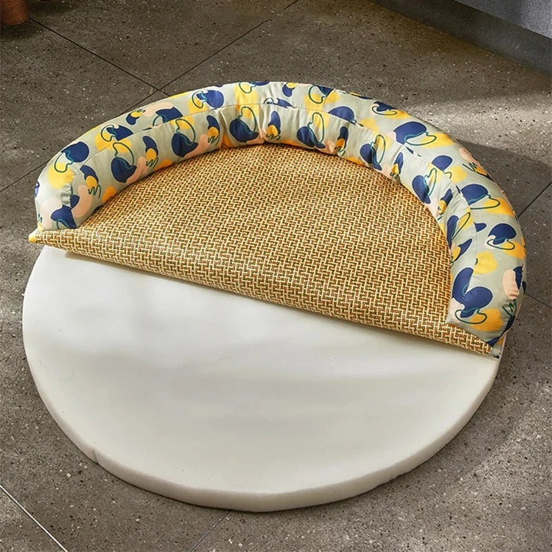 Dog Mat Cooling Bed, Bedding for Dogs Big, Cushion Beds Cats Fluffy Pet Supplies, Accessories Puppy Sofa